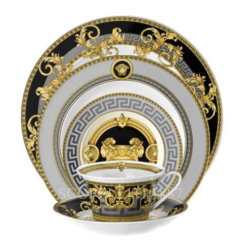 versace dog bowl|gianni Versace dinner plate set.